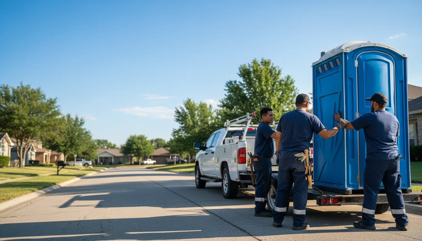 Portable Toilet Rental in Garland, TX near me